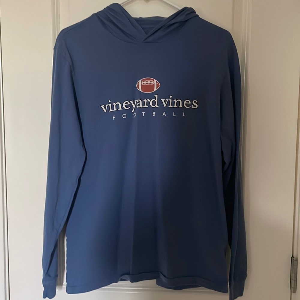 Vineyard vines football hoodie